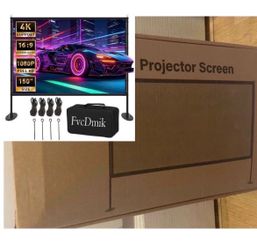 150 Inch Projector Screen with Stand
