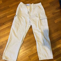 Beige Baggy Cargo Pants Size 32