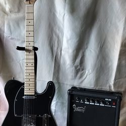 Brand new electric guitar with new 20 watts amp bag and cable