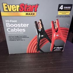 EverStart Maxx 20-Foot Booster Cables. New. Never Been Used(See & Click On Pictures)