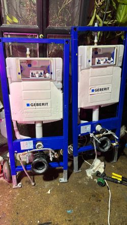 Geberit concealed tank and carrier system