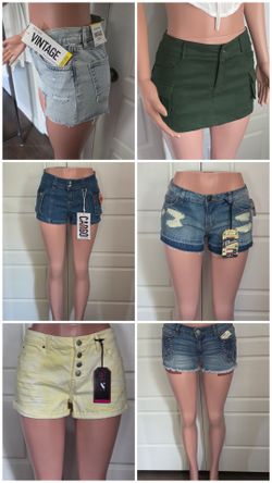 Short varias tallas y precios.