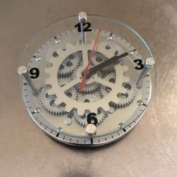 Maples 6” Moving Gear Wall  Clock 