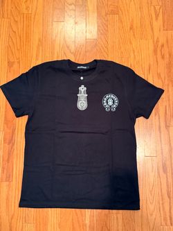Chrome Hearts Black Graphic T-Shirt with Tags