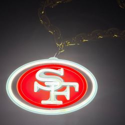 San Francisco 49ers LED DISPLAY FAN CHAIN 