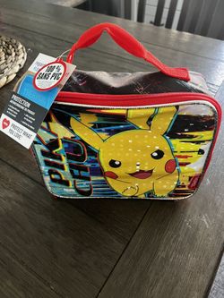 Brand New With Tags Pikachu Thermos Lunch Box