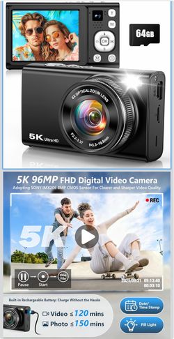 5K 96MP Digital Camera