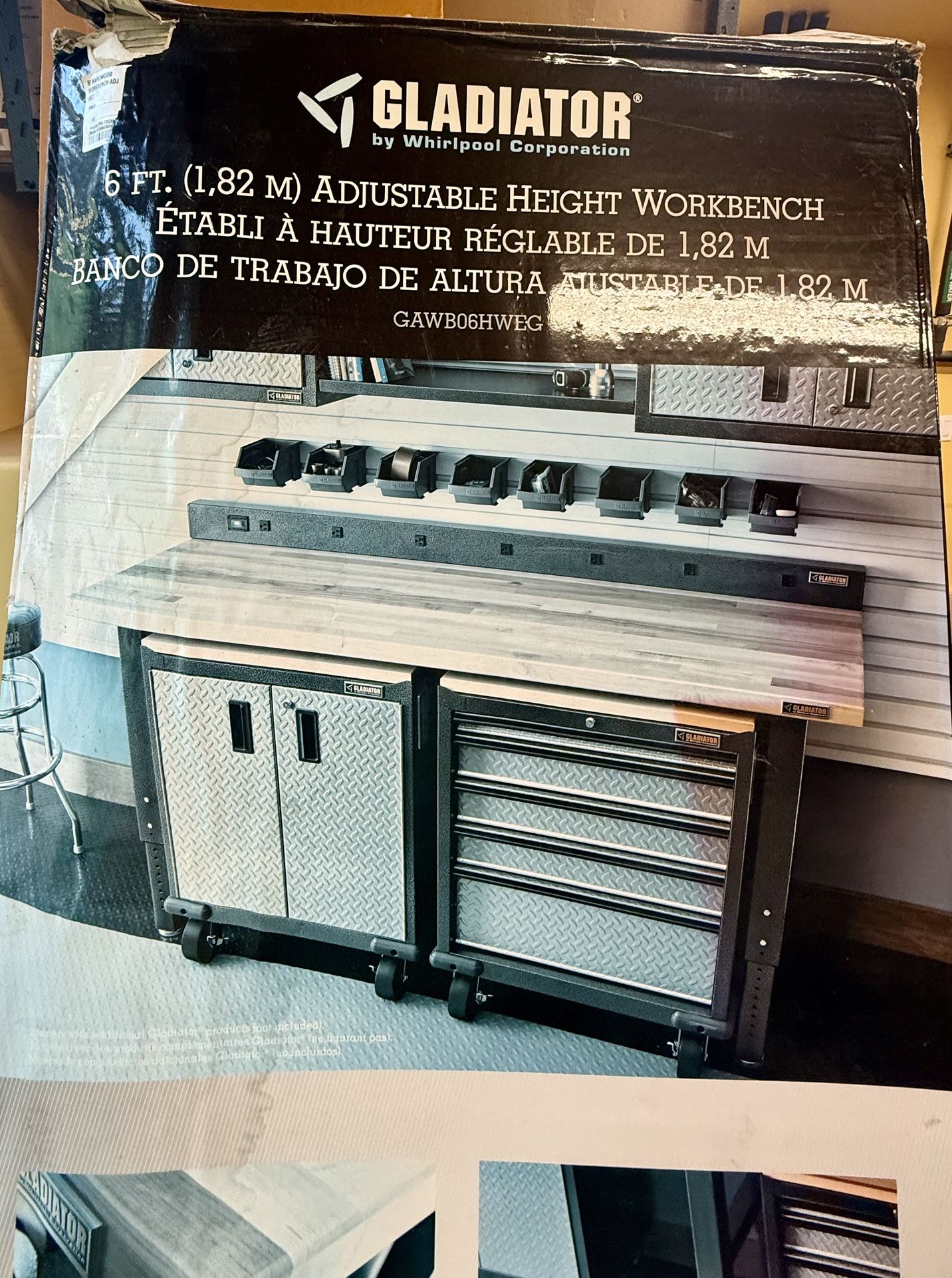 Gladiator 6 Foot Workbench