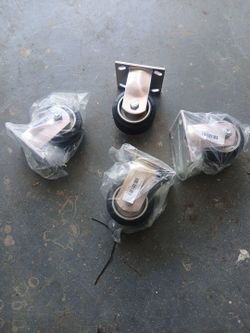 Casters 5 3/4 height