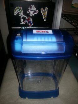 Petco small plastic aquarium with light