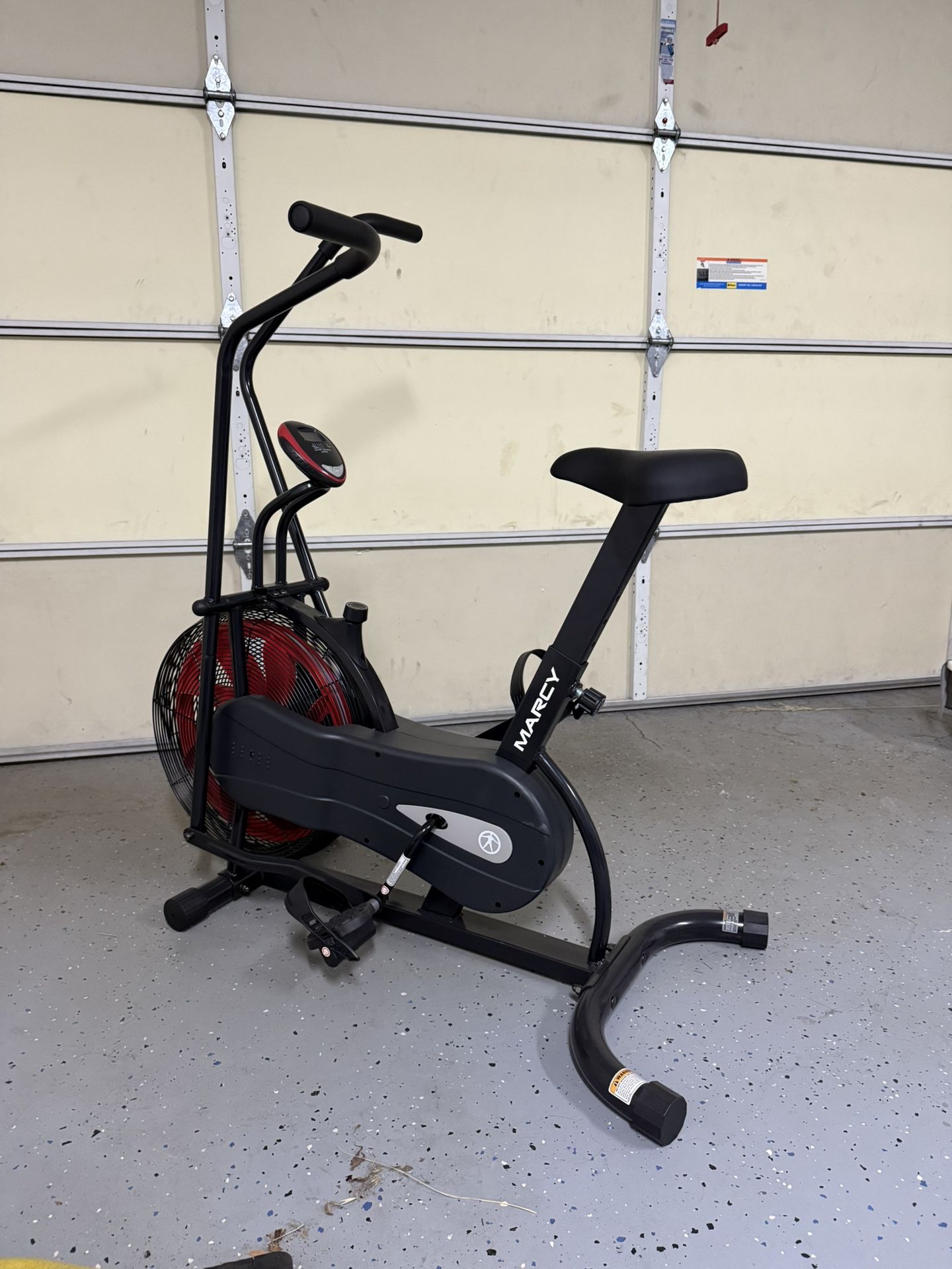 Marcy Stationary Upright Fan Exercise Bike