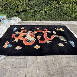 Vintage Asian Rug 