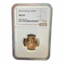 2014 American Gold Eagle $10 NGC MS69