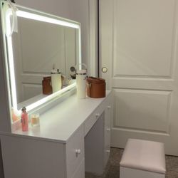 Vanity With Stool 