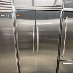 KitchenAid Side By Side Built In 42” Wide Refrigerator 