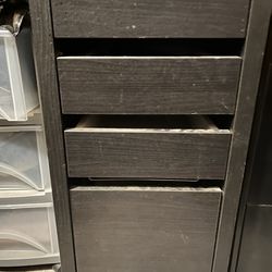 Wood IKEA File cabinet 