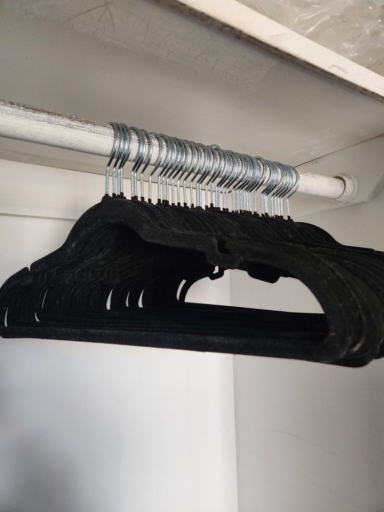 Black Velvet Hangers