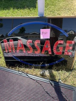 Massage Parlor Sign 