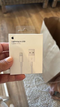Lightning USB cable
