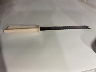 Vintage Quikut QUIKKLE Stainless USA Multi Purpose Kitchen Utility Serrated Knife
