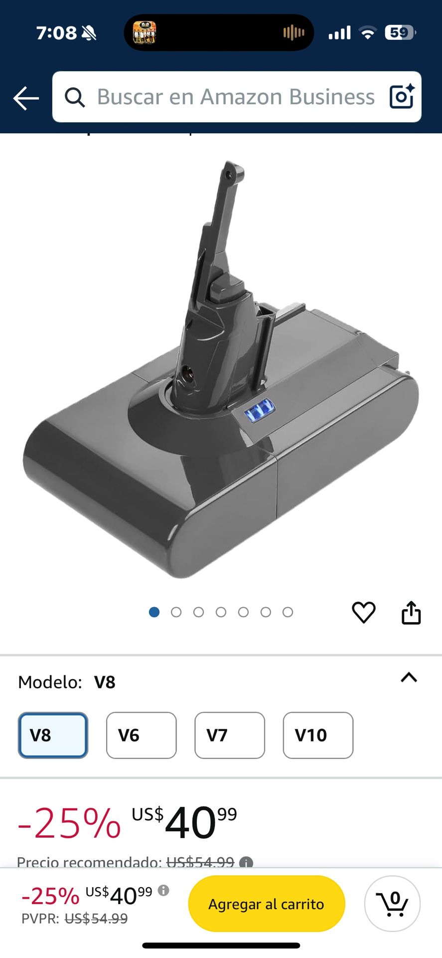batería para Dyson vacuum