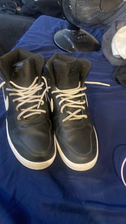 Nike High-Top Sneakers Black and White