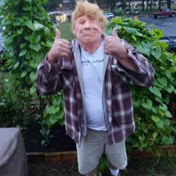 Donald Trump and Michael Meyers Halloween Masks