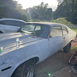 “RARE 1973 SS NOVA HATCHBACK CAMPER ROLLER, READY FOR WHATEVER MOTOR”