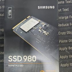 Samsung 1TB SSD980.  OBO