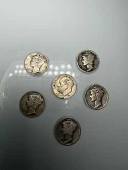 antique silver coins from the 1919s