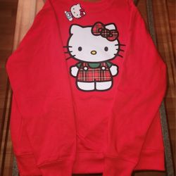 Hello Kitty Sanrio Red Character Crewneck Sweatshirt Size Large Brand New 