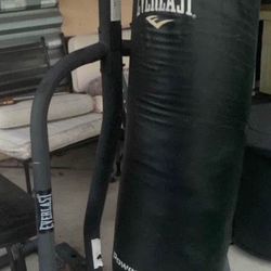 Everlast Punching Bag + Stand – Home Boxing Gym