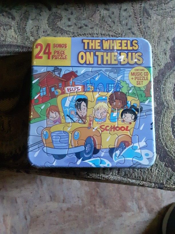 New The Wheels On The Buss 24 Songs And Puzzle 