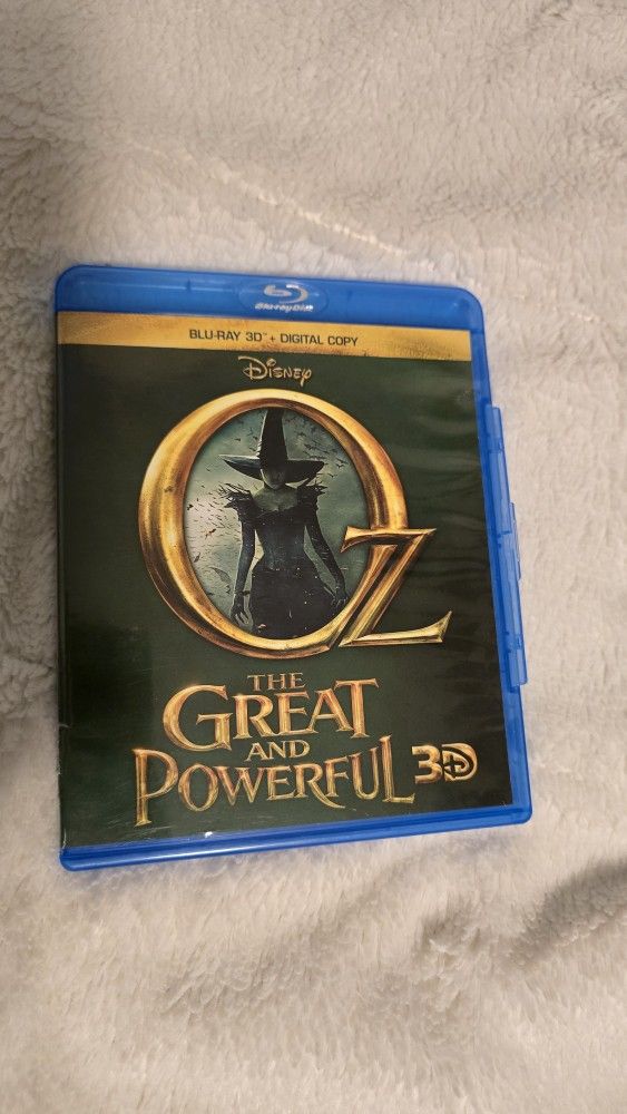 OZ The Great And Powerful 3D Bluray