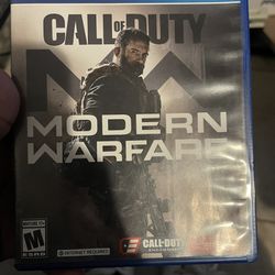 PS4/ps2 Games. Modern Warfare. 