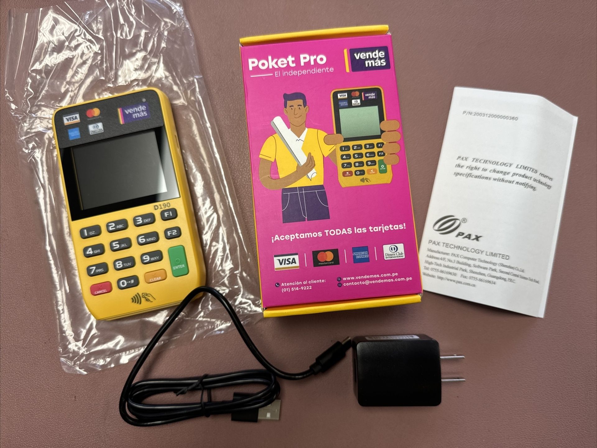 D190 PAX POCKET PRO CREDIT CARD TERMINAL