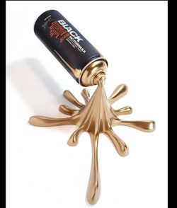 Weibi spray art sculpture
