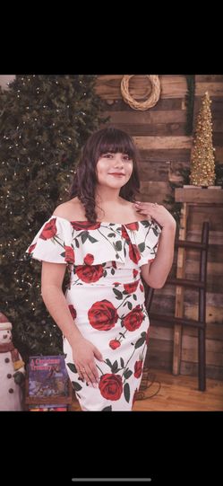 CUSTOM MADE floral dress