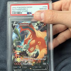 Brilliant Stars Charizard PSA 10