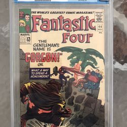 Fantastic Four #44 (1965) CGC 9.0 — 1st appearance of Gorgon; Stan Lee & Jack Kirby 