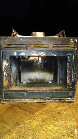 Wood stove insert