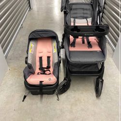 Car Seat With Base And Stroller Combo