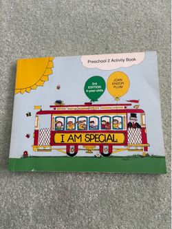 INCOMPLETE I Am Special Preschool 2 Activity Book Joan Ensor Plum - Missing Pg 1