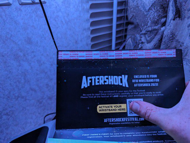 Aftershock Friday 10/6  Ticket (Tool)