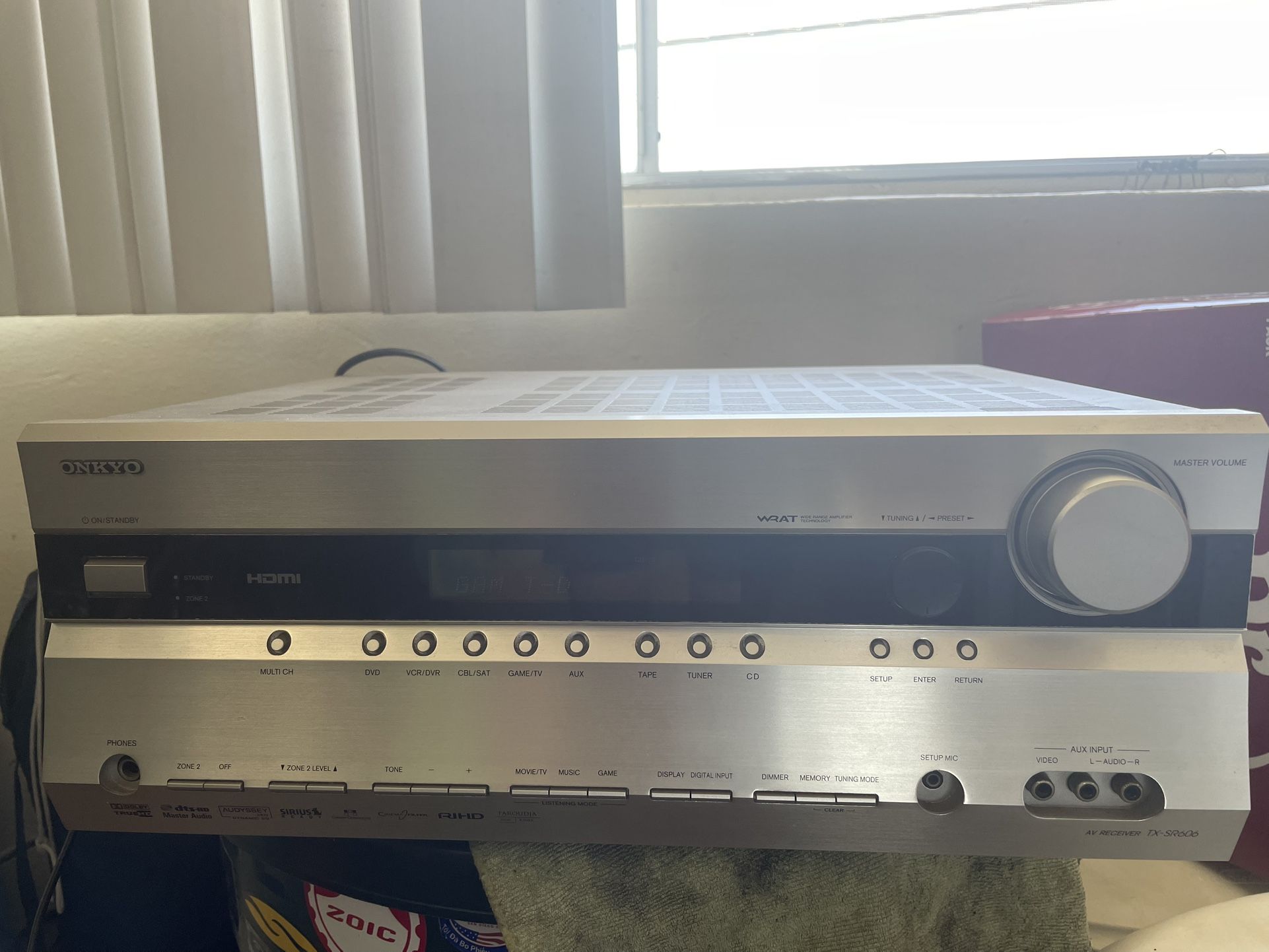 Onkyo TX SR606 Receiver