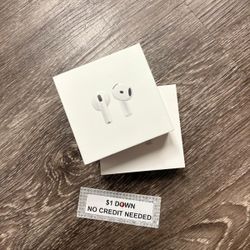 Apple AirPods 4 Bluetooth Headphones New - Only $1 Today Pay The Rest Later! 