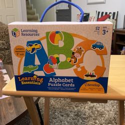 Learning resources alphabet puzzle cards
