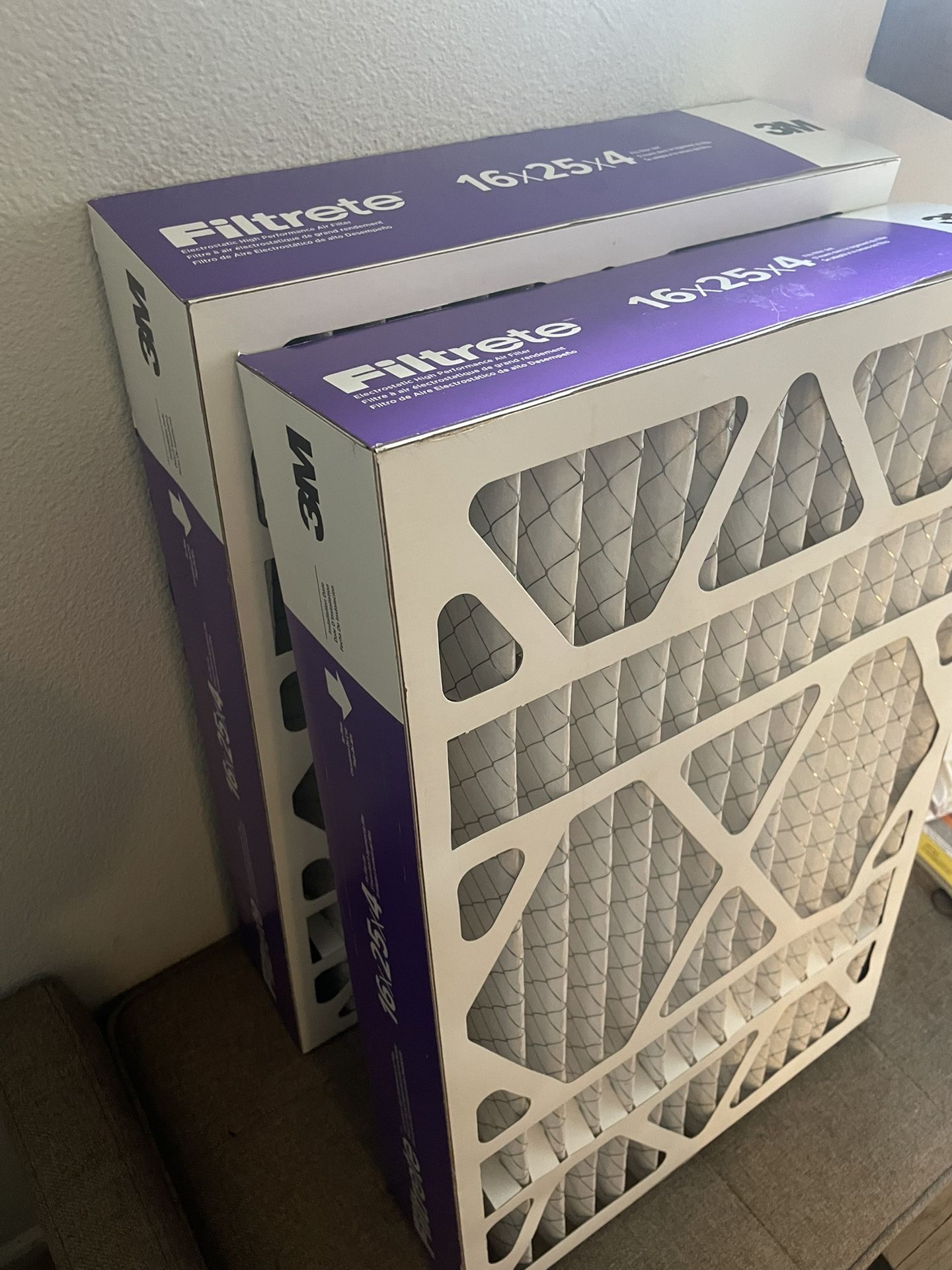 Brand New Unused Air Filters 16x25x4