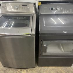 LG Washer With Maytag Gas Dryer Good Condition We Delivery 
