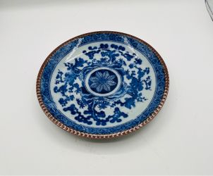 ashworth bros hanley Blue And White England Plate D 10 Inch